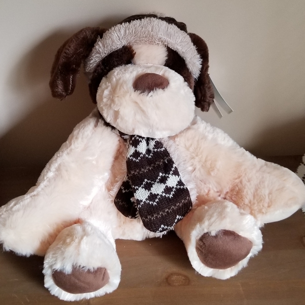 NWT St. Jude Hospital 13" Brown Stuffed Plush Dog